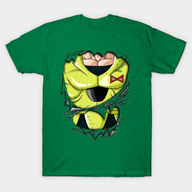 dragon ball android 16 T-Shirt by GeekCastle